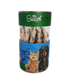 تشویقی ماهی کیلکا، مخصوص سگ و گربه، ۲۵ عددی، برند سویل پت