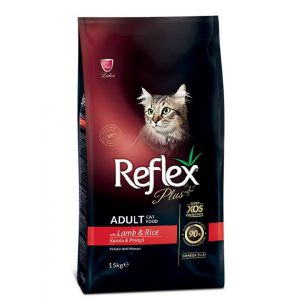 غذای گربه با طعم بره و برنج رفلکس پلاس