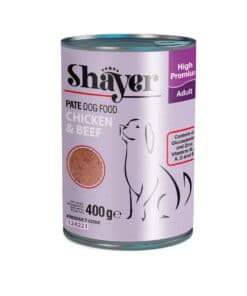 کنسرو شایر گوشت و مرغ سگ