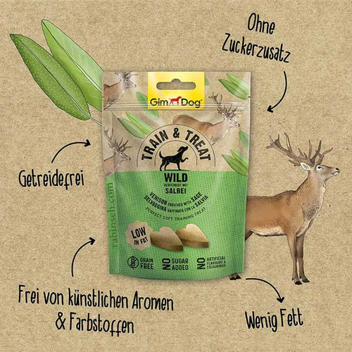 تشویقی سگ با طعم گوزن