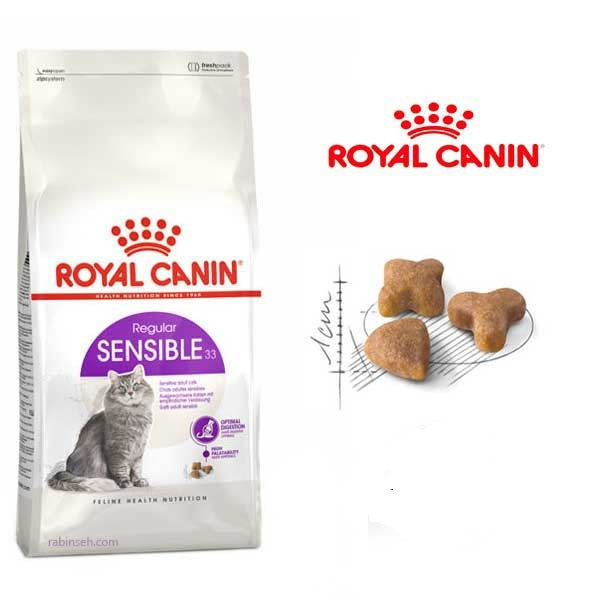 غذای خشک گربه سنسیبل رویال کنین