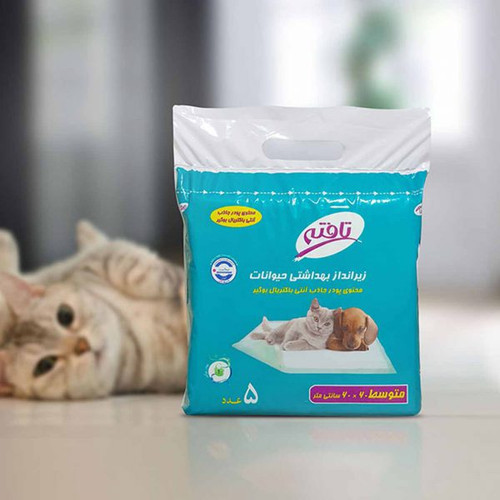 زیرانداز بهداشتی تافته سایز 60*60 بسته 5 عددی