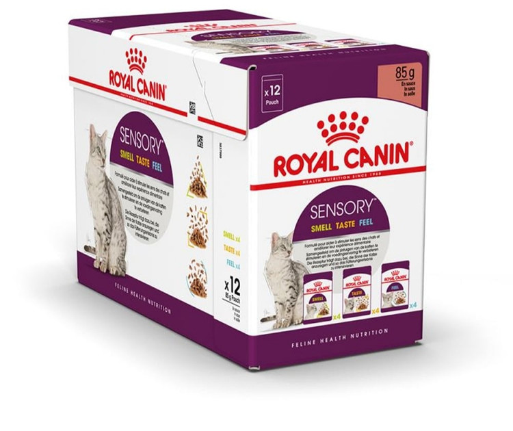 پوچ(سوپ) گربه رویال کنین مدل Sensory Mix