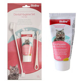 ست خمیر دندان و مسواک گربه