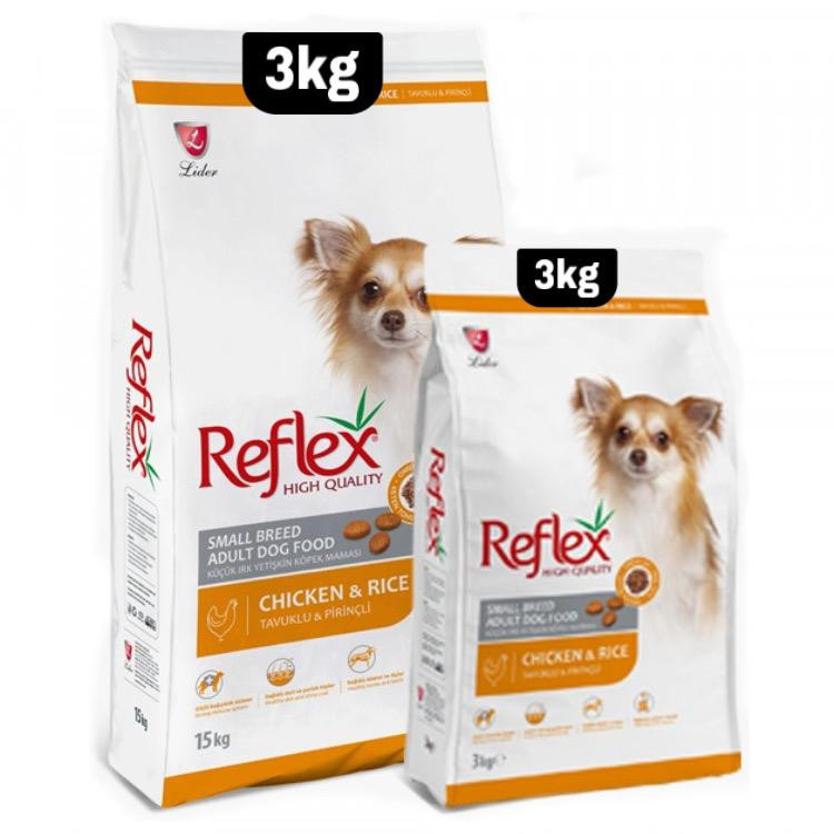 غذای خشک سگ نژاد کوچک رفلکس طعم مرغ