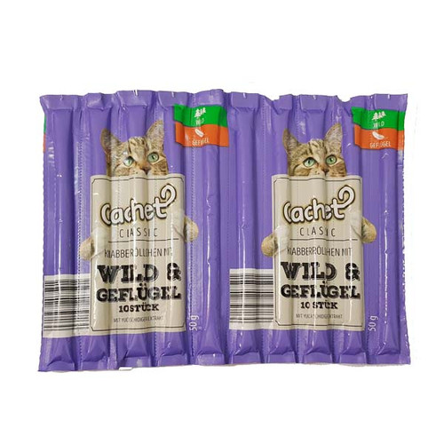 تشویقی مدادی گربه کچت طعم گوشت شکاری و پرنده