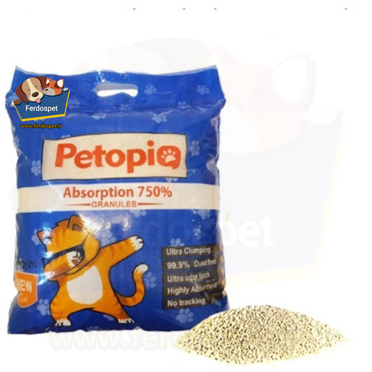 خاک گربه پتوپیا وزن ۱۰ کیلوگرم