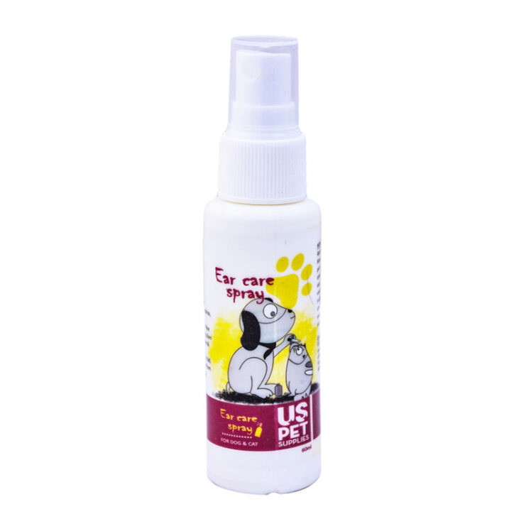 اسپری محافظ گوش یو اس پت مدل Ear Care حجم 60 میلیلیتر