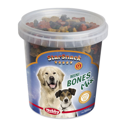 تشویقی نرم دانه کوچک با طعم گوشت نوبی – StarSnack Mini Bones Mix