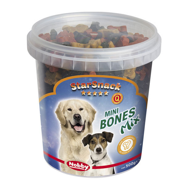تشویقی نرم دانه کوچک با طعم گوشت نوبی – StarSnack Mini Bones Mix