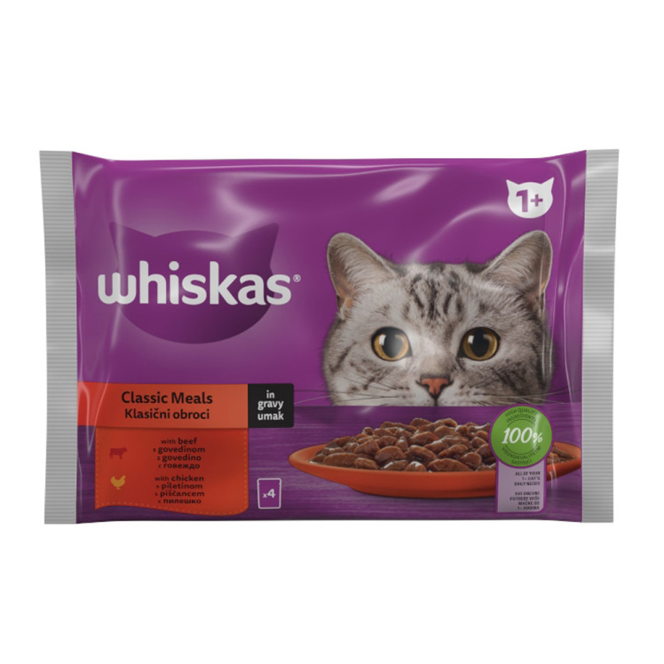 Whiskas Classic Meal Beef and Chicken in