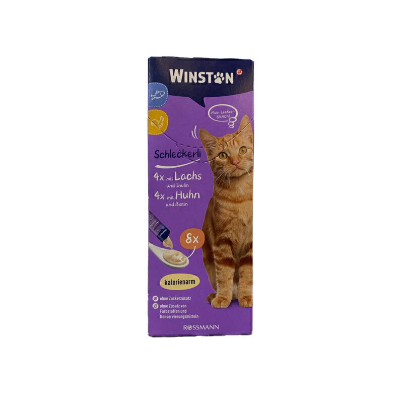 بستنی گربه وینستون با طعم مرغ و ماهی _ Winston