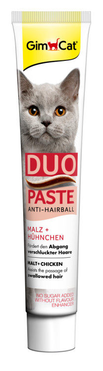خمیر ضدگلوله مویی گربه جیم کت Duo Paste | مالت + مرغ