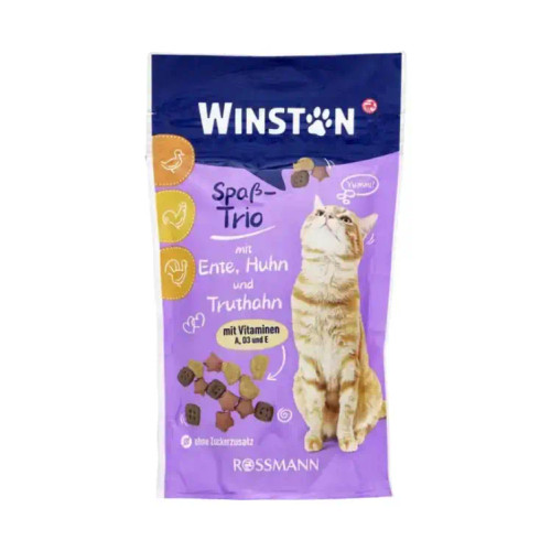 تشویقی گربه وینستون با طعم میکس