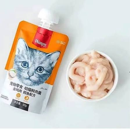 پودینگ غذای بچه گربه ونپی با طعم مرغ و ماهی کاد 90 گرم
